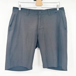Travis Mathew Men Striped Stretch Performance Chino Bermuda‎ Golf Shorts Size 34